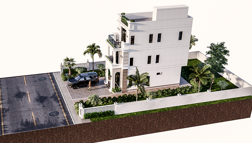 3D Exterior Design by PuJOY Studio